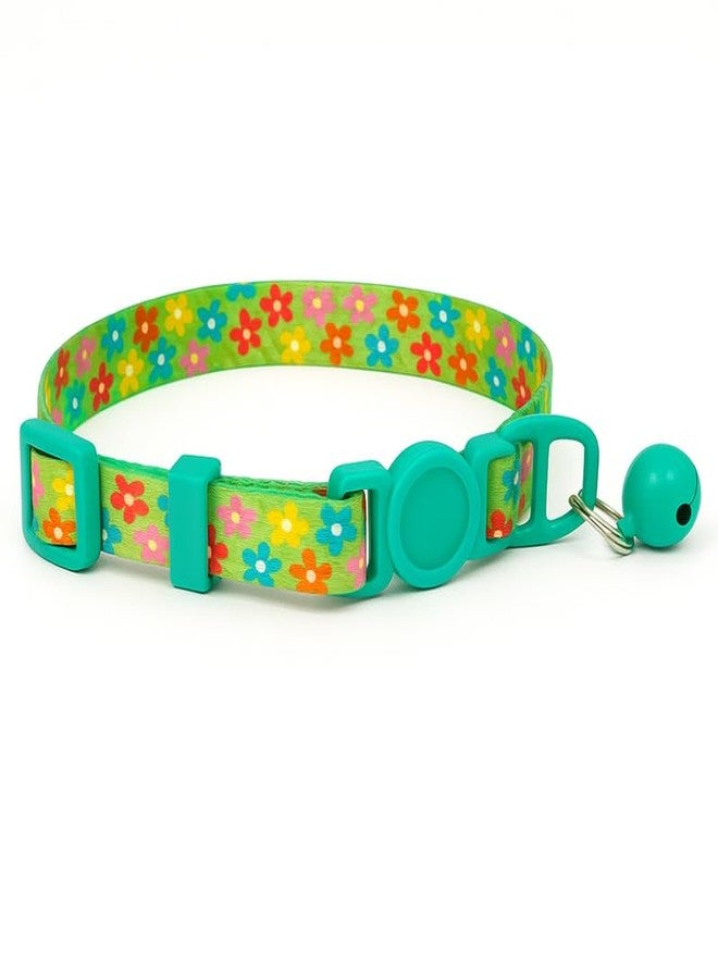 KittuPet طوق قطط ملون مطبوع من النايلون من KittuPet مع جرس | طوق آمن وقابل للغسل للقطط الصغيرة - Image 3